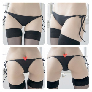 三角裤 简约百搭低腰前后两穿内裤 全臀露沟 赛高少女 10天发货