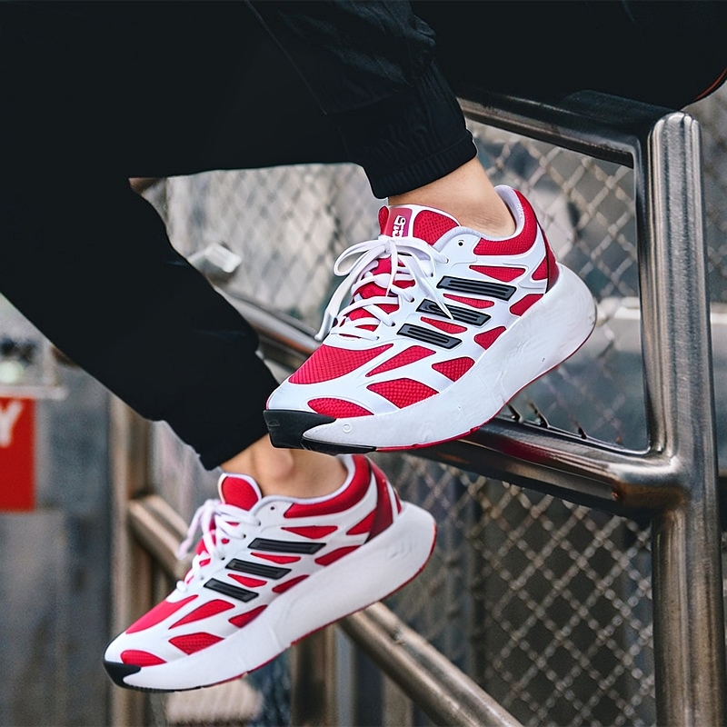 阿迪达斯adidas Adizero ARUKU厚底缓震复古跑步鞋JI0308