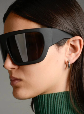 护目方形欧美男女大框太阳镜