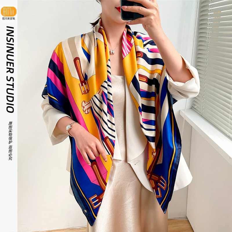 石原里美同款定制超大方巾女百搭春夏薄款丝巾防晒沙滩巾装饰披肩,服饰配件/皮带/帽子/围巾,围巾/丝巾/披肩,淘宝优惠券,粉丝福利购,淘宝优惠卷