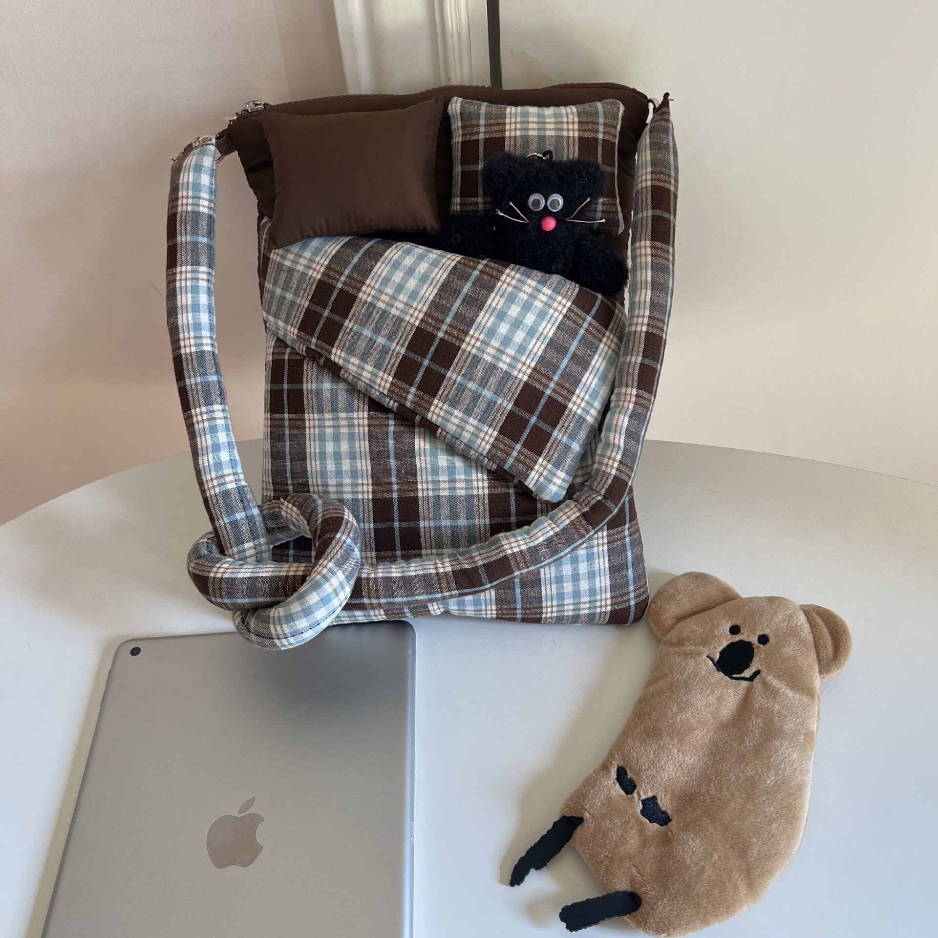 笔记本电脑包单肩14寸手提2026新款女高颜值适用苹果macbookair/pro13.3保护套iPad11收纳包联想华为16