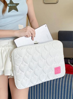 笔记本内胆包14寸2024新款高颜值女iPad11保护套适用macbookair/pro13.3苹果华为联想15.6防摔防震电脑包