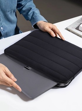 笔记本电脑包14寸女2024新款丝绵适用macbookair/pro13英寸防摔防震简约联想华为13.3内胆包
