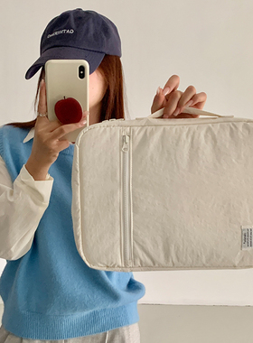 适用笔记本电脑内胆包14寸手提女高颜值苹果macbookpro/air13.3联想华为iPad11收纳内胆包