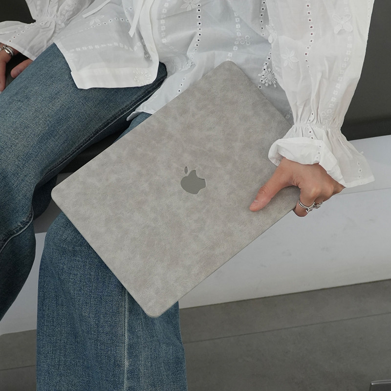 适用2026款macbook保护壳M5皮革Air13/15寸苹果笔记本Pro14外壳Neo电脑保护套