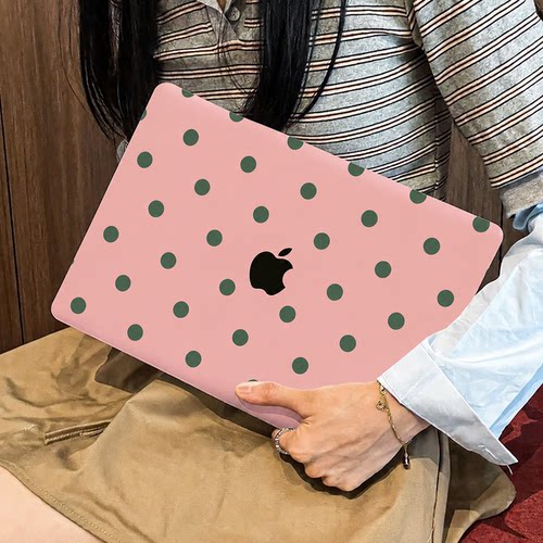 粉色波点MacBookAir/Pro保护壳