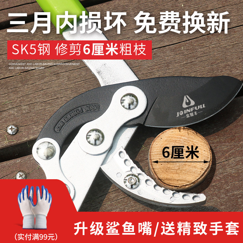 进口果树剪刀大力剪粗枝剪省力修枝剪伸缩高枝剪修剪树枝园林工具