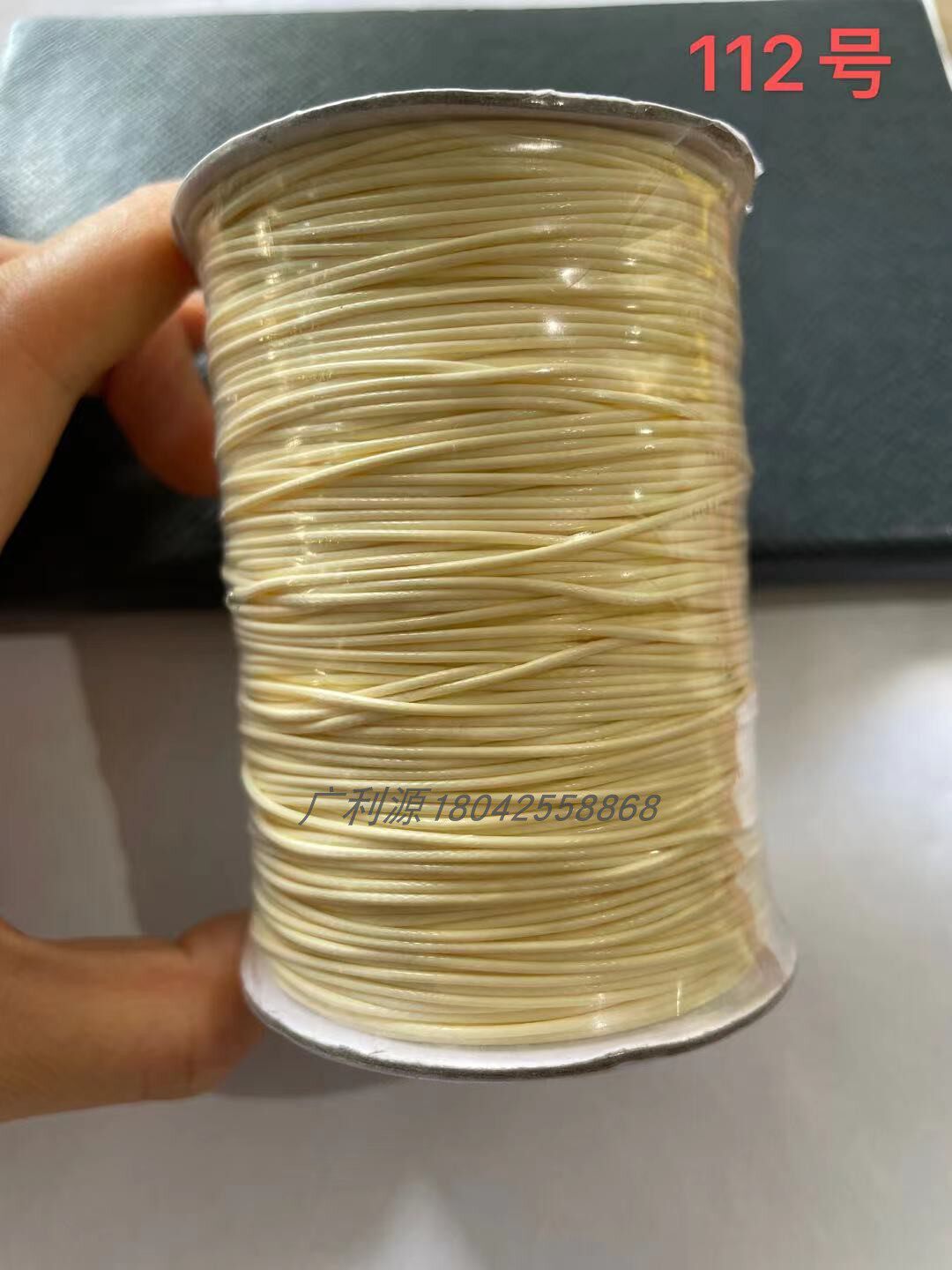 1MM 한국어 왁스 와이어 왁스 로프 DIY 뱀 패턴 로프 꼰 로프 목걸이 로프 패턴 라운드 로프 태그 초 미세 액세서리