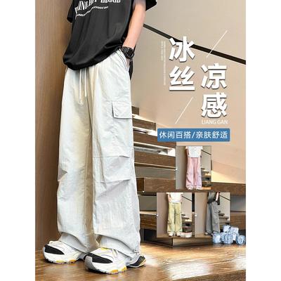 高个子工装裤男孩秋季青少年