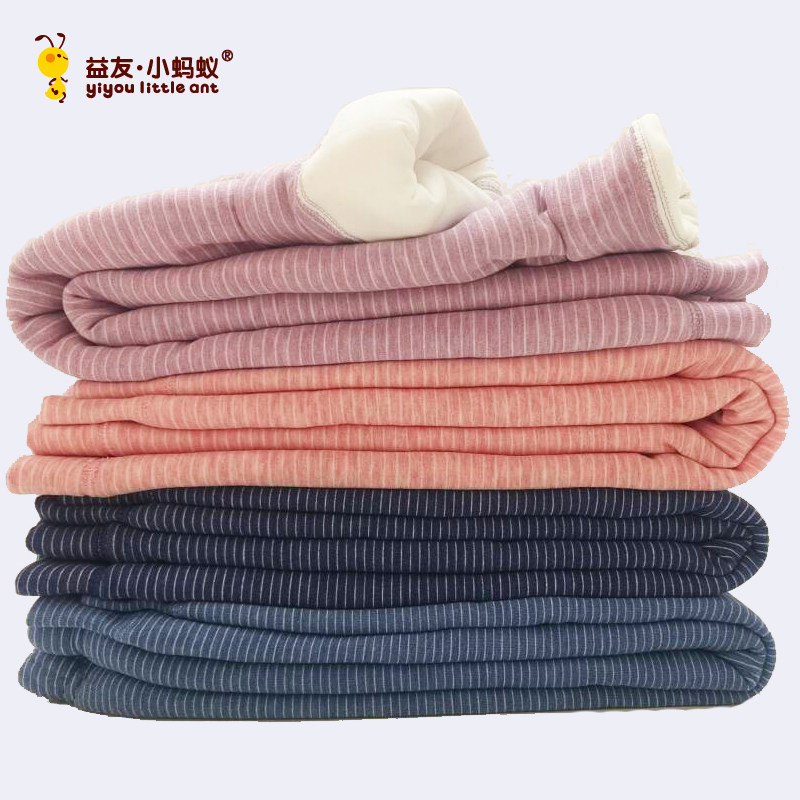 益友小蚂蚁校服内胆裤子三层儿童保暖裤男童女童儿童加厚棉裤秋冬