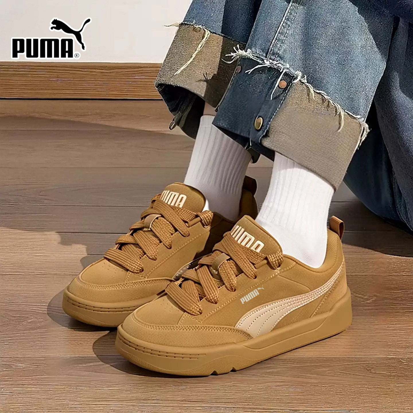 PUMA彪马面包鞋板鞋男鞋女鞋2025冬季新款休闲鞋厚底运动鞋401606,运动鞋new,运动休闲鞋,淘宝优惠券,粉丝福利购,淘宝优惠卷