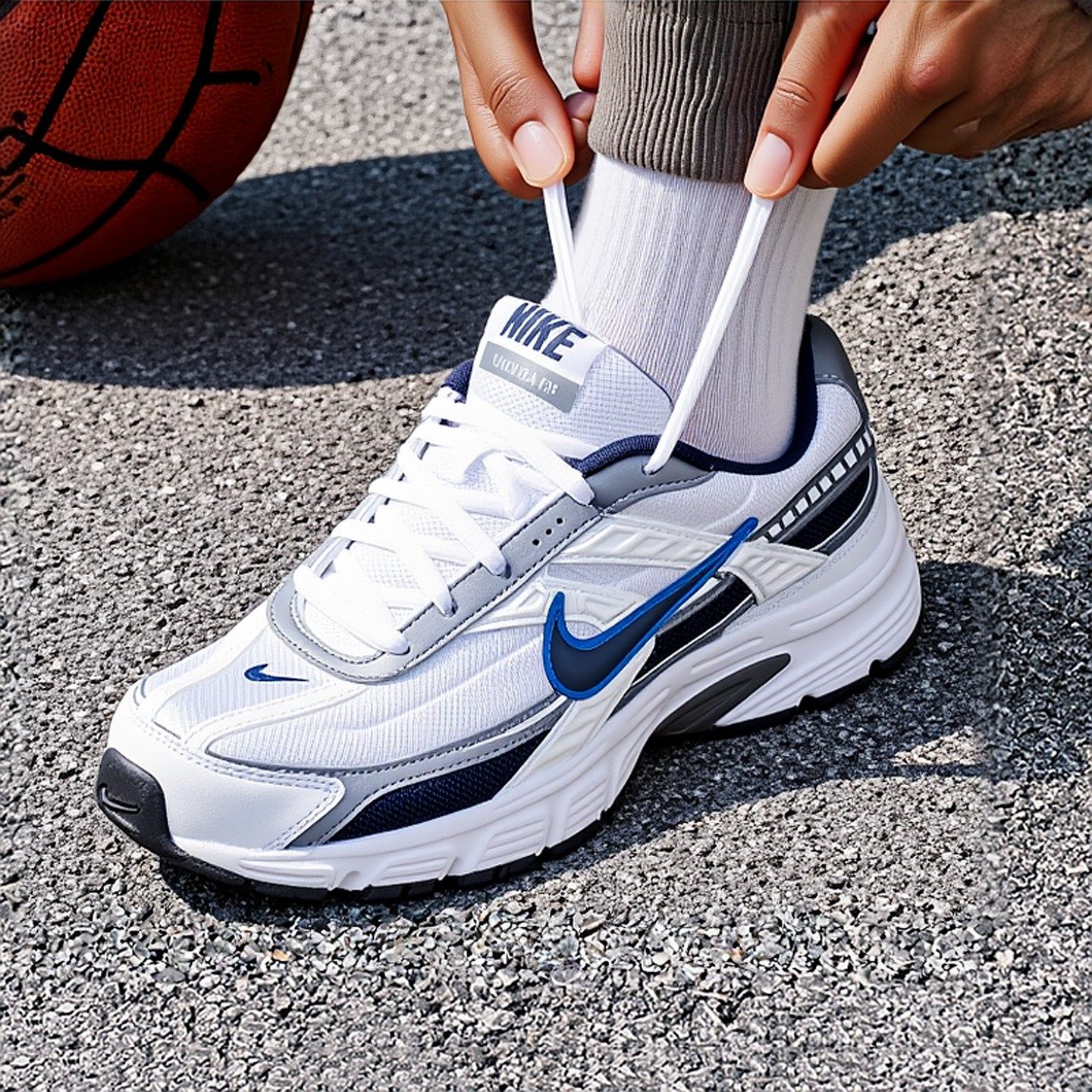 NIKE耐克男鞋正品春季新款减震跑步鞋健身训练老爹鞋运动鞋394055