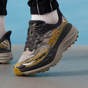HOKA ONE ONE正品男鞋新款越野跑鞋Stinson 7户外耐磨减震运动