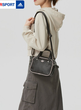 阿迪达斯三叶草女包2026新款运动包休闲单肩包斜挎包手提包KD7844