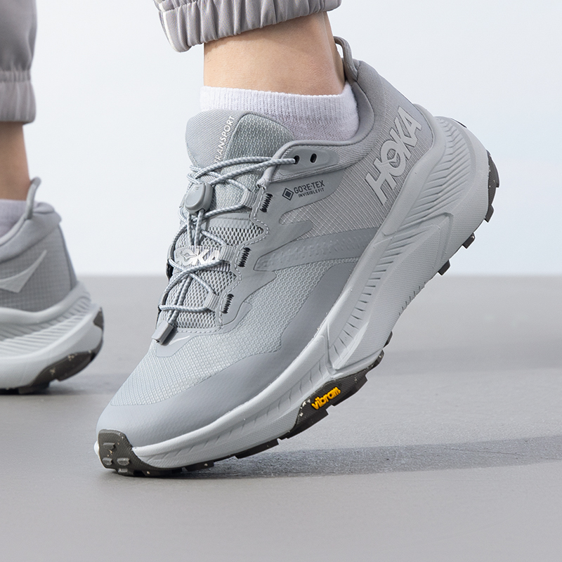HOKA官方男鞋2025春季TRANSPORT GTX 防水徒步越野跑鞋户外登山鞋