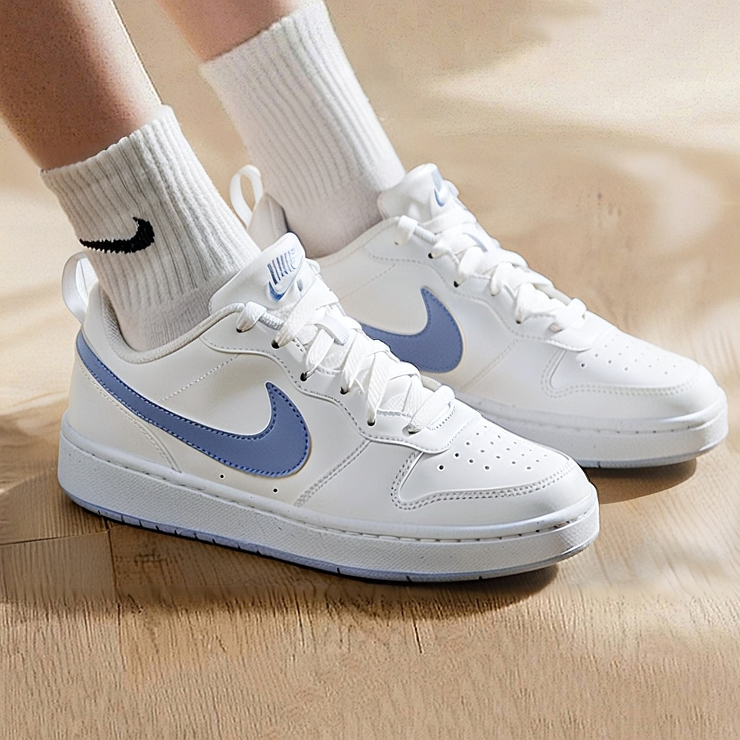Nike耐克大童板鞋2025秋季新款COURT低帮休闲鞋运动鞋女鞋DV5456