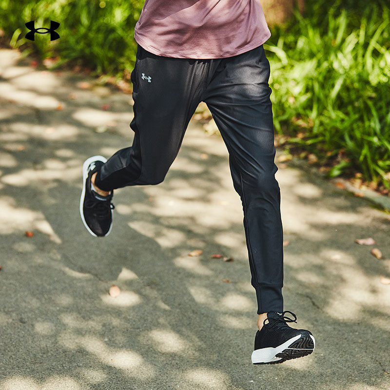 UA安德玛跑步长裤女裤冬季新款女子训练裤健身运动裤束脚裤小脚裤