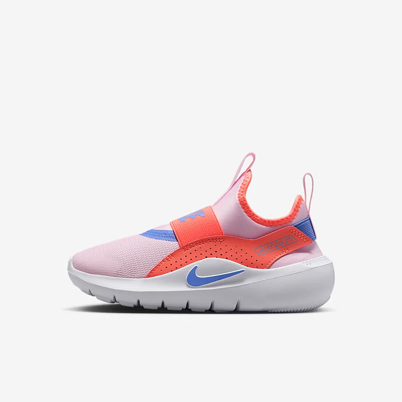 NIKE耐克男女童跑步运动鞋FLEX RUNNER 4一脚穿易穿脱缓震儿童鞋