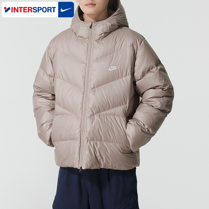 耐克官方正品羽绒服男款连帽