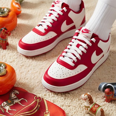 NIKE耐克新年款男鞋板鞋26本命年红色运动鞋低帮休闲鞋HM9862-600