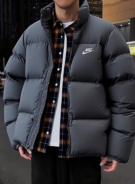 耐克羽绒服男子2025冬季新款防风保暖夹克休闲运动外套上衣IB2976