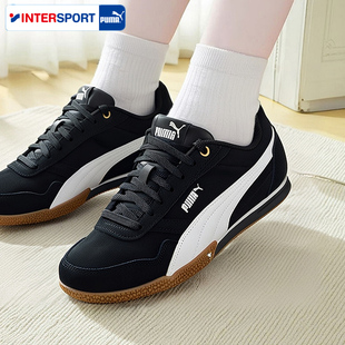 Puma彪马Bella薄底鞋女鞋25冬季新款黑色复古休闲鞋轻便运动鞋子
