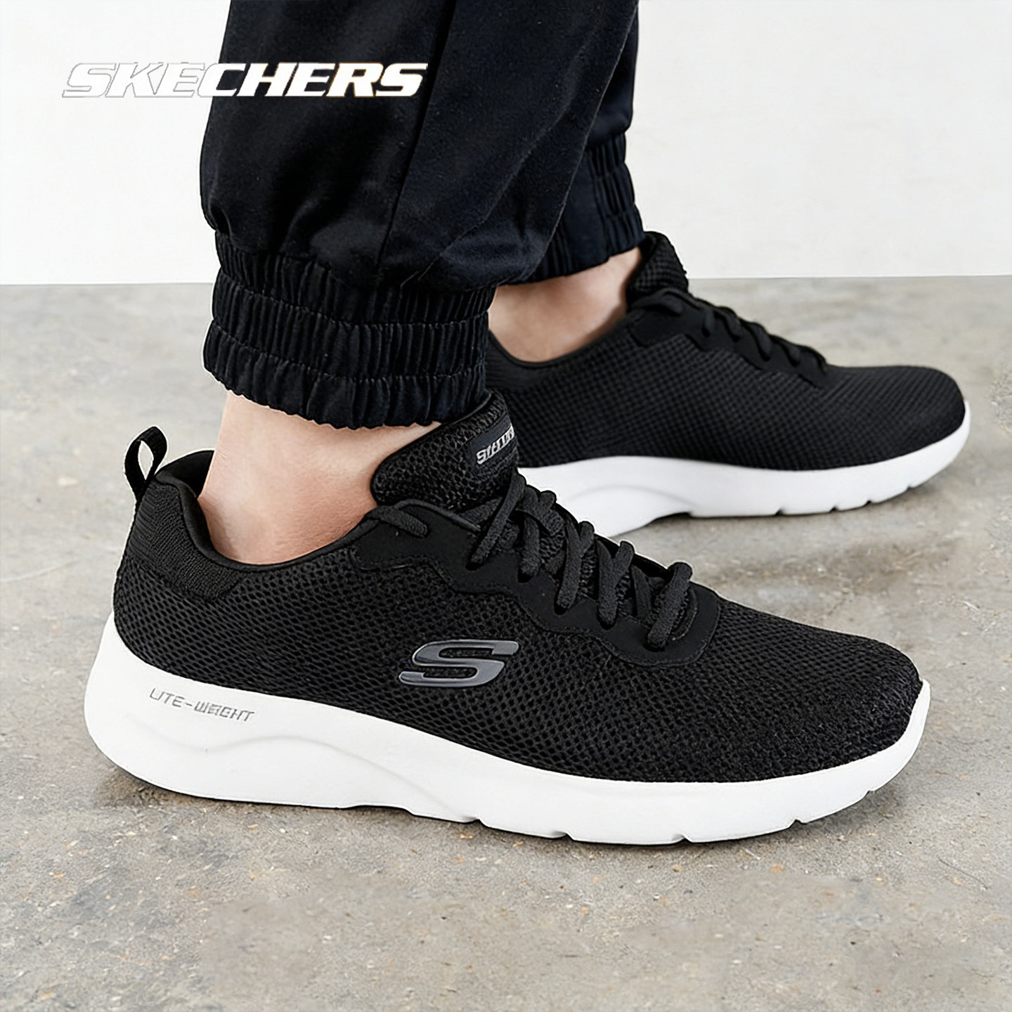 斯凯奇正品男鞋2026春季新款网面透气运动鞋男士减震跑步鞋老人鞋