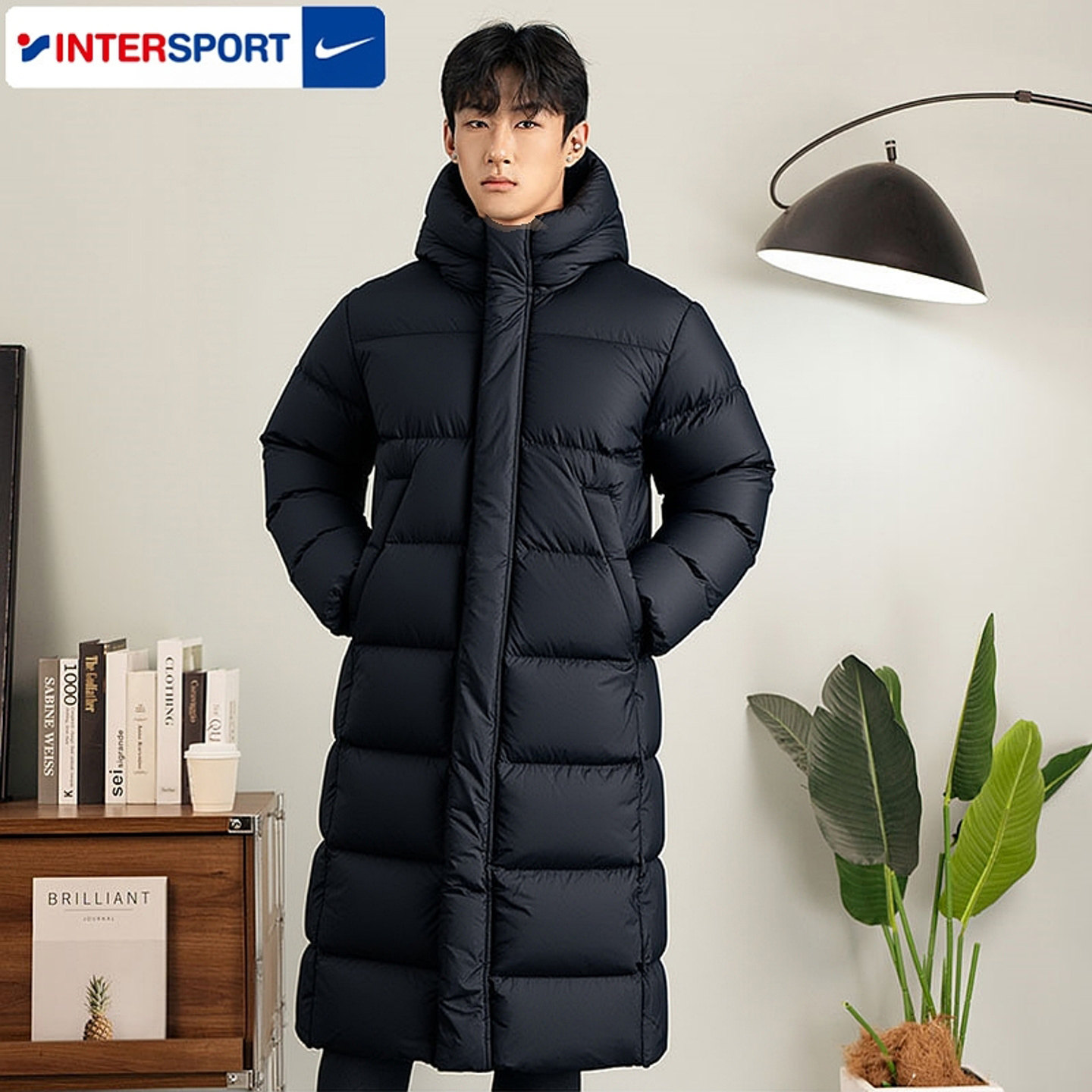 耐克男子连帽羽绒服外套