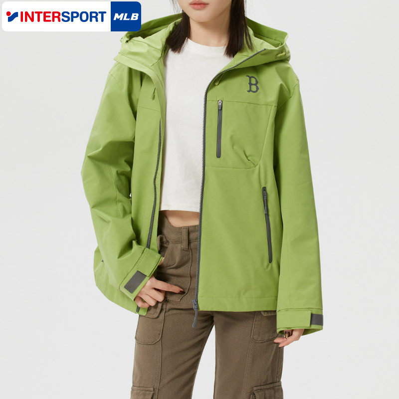 MLB官方 连帽外套男女同款26春季新款运动服休闲防水防污三防夹克,运动服/休闲服装,运动茄克/外套,淘宝优惠券,粉丝福利购,淘宝优惠卷