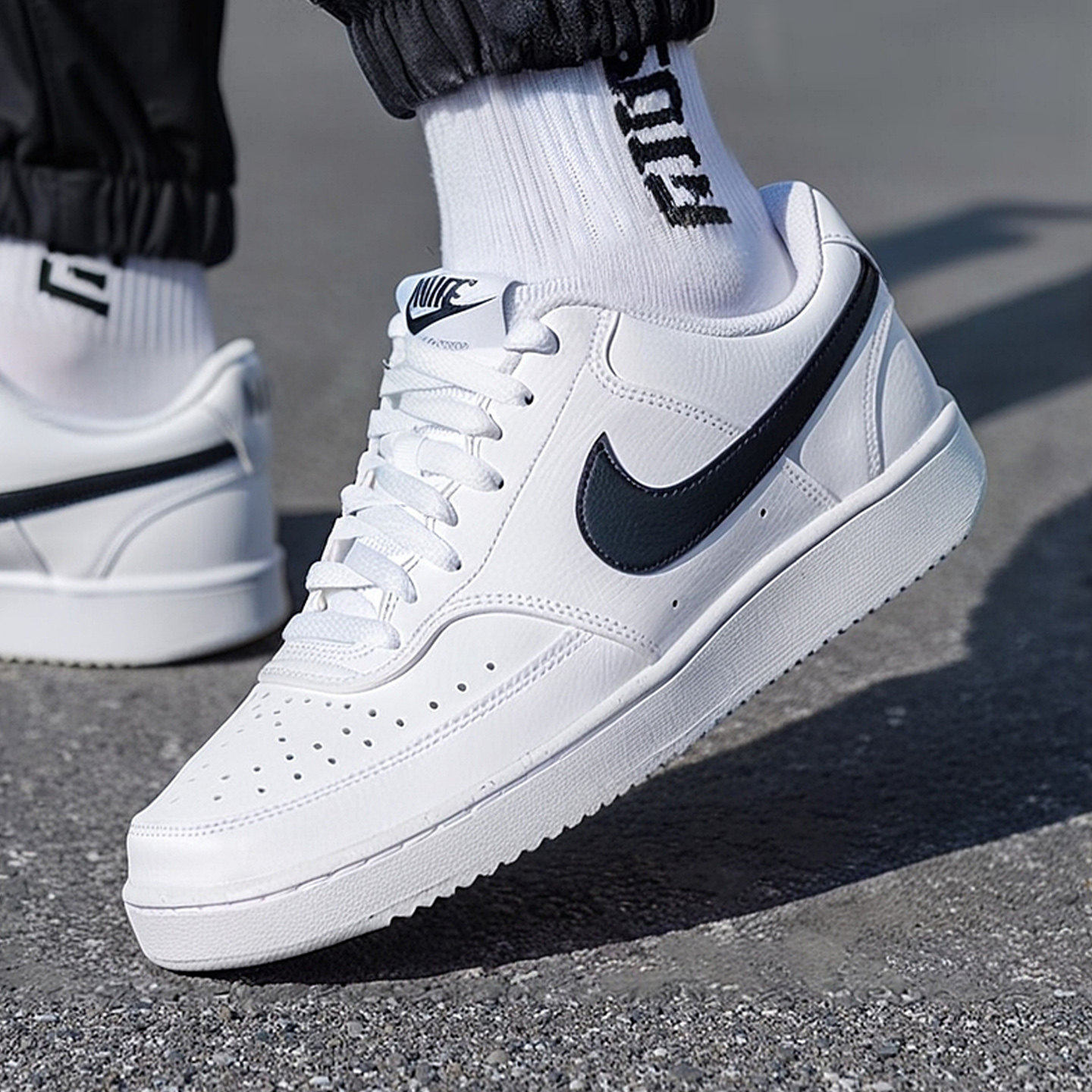 NIKE耐克男鞋小白鞋板鞋 2026夏季新款COURT低帮透气休闲鞋DH2987