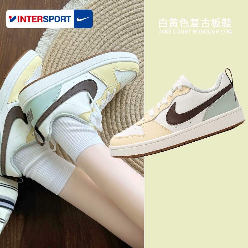 NIKE耐克板鞋女鞋2025冬季新款COURT运动鞋低帮复古休闲鞋HV1804