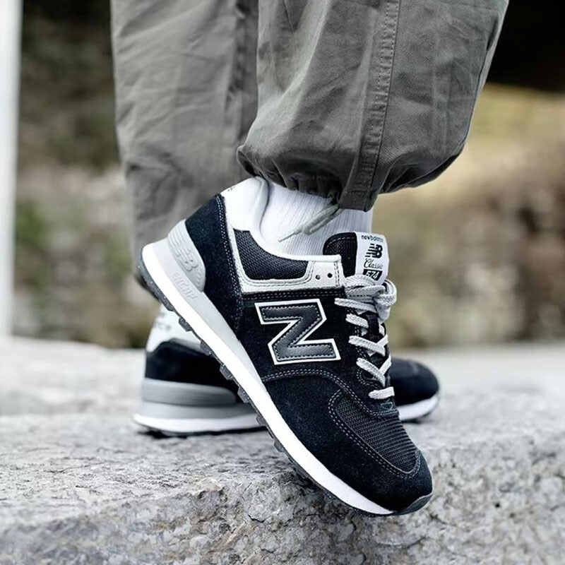 New Balance男鞋女鞋官方旗舰新款鞋子NB574黑色跑步鞋休闲运动鞋