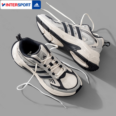 阿迪达斯厚底银色老爹鞋女鞋