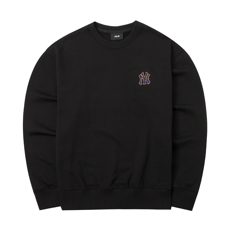 MLB老花卫衣男女装2025秋新款情侣圆领卫衣外套套头衫3AMTM0444