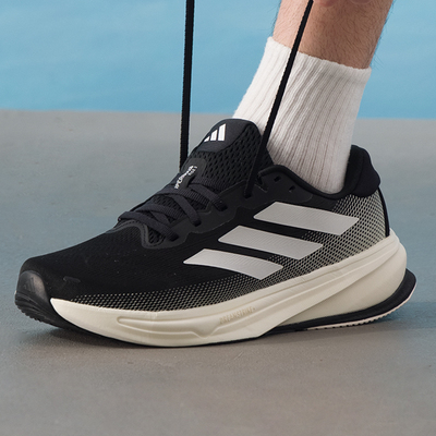 阿迪达斯网面透气跑步鞋男鞋冬季新款减震轻便运动鞋慢跑鞋IH2504