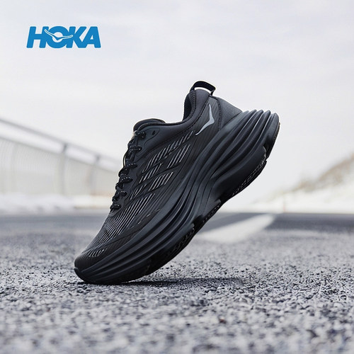 HOKA ONE ONE跑步鞋男鞋秋冬款邦8 Bdi8减震跑鞋轻便运动鞋