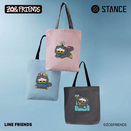STANCE |ZO&FRIENDS印花环保包可爱多巴胺卡通帆布包手提包通勤包
