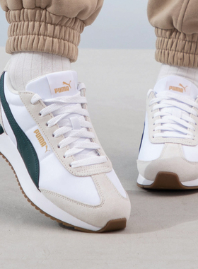 彪马新款T头鞋情侣新款休闲运动鞋松木绿金标板鞋 399250