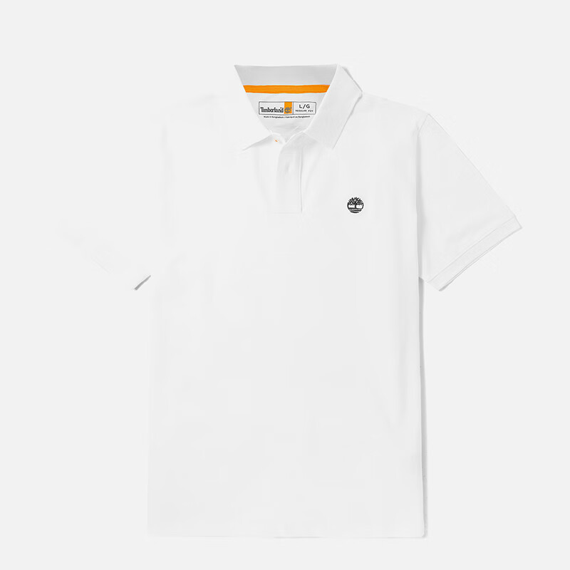 Timberland添柏岚官方POLO衫男士宽松运动服纯棉翻领短袖T恤A24H2