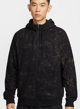 NIKE耐克薄绒外套男装2025秋冬跑步训练运动服连帽休闲夹克IF2866