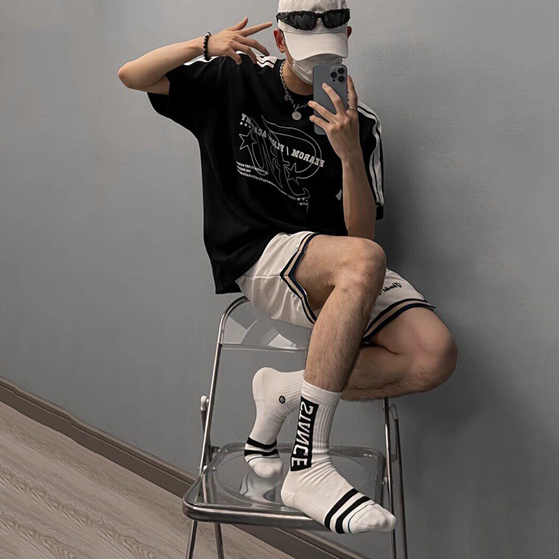 STANCE斯坦斯男袜运动中筒袜篮球训练袜透气中帮休闲袜健跑步袜