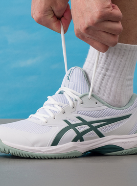 ASICS亚瑟士男鞋网球鞋26新款透气运动鞋低帮训练鞋1041A489-104