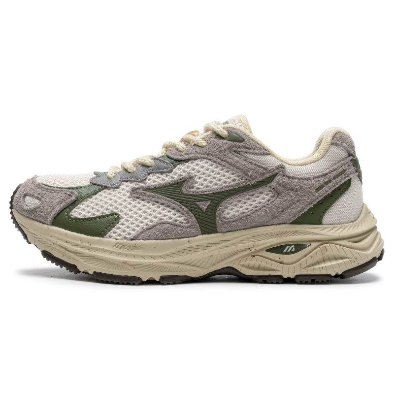 美津浓官方男鞋跑步鞋RACERS冬季新款复古运动鞋网面女鞋D1GH2255