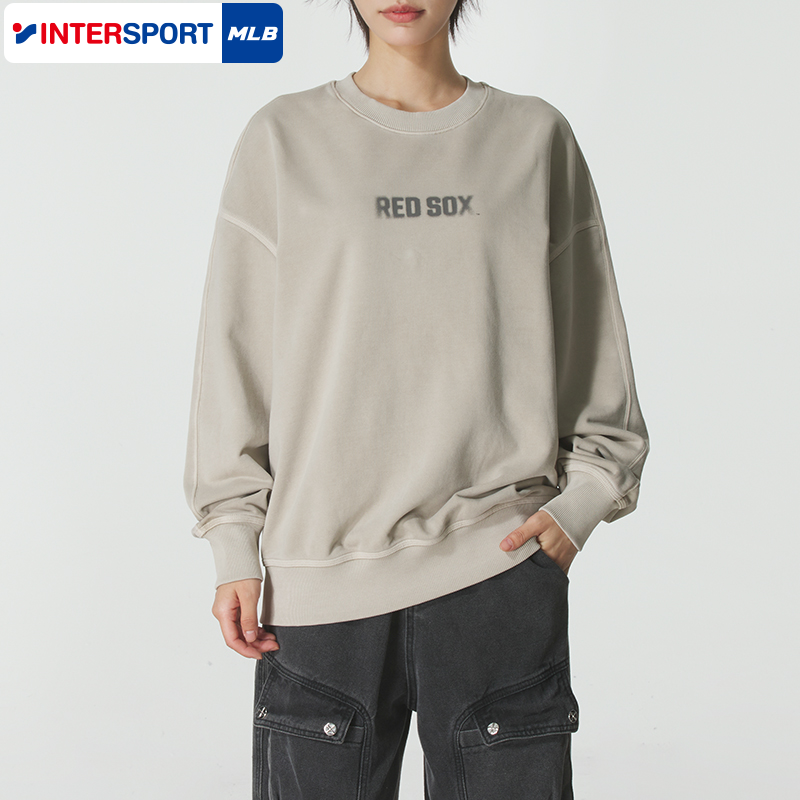 MLB官方卫衣男装女装25秋季情侣运动宽松时尚长袖套头衫3AMTB1454