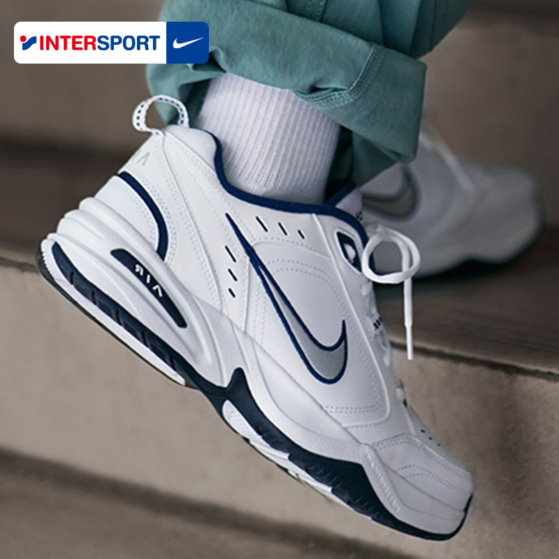 NIKE耐克官方男鞋夏季新款白色厚底老爹鞋气垫休闲鞋跑步鞋415445