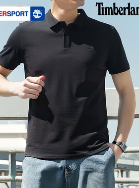 Timberland添柏岚男士POLO衫户外休闲半袖纯棉透气短袖T恤A2EPM