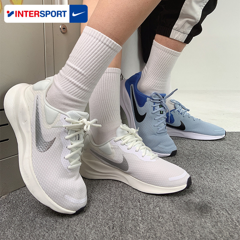 NIKE耐克男鞋女鞋2025夏季情侣运动鞋REVOLUTION 7网面透气跑步鞋