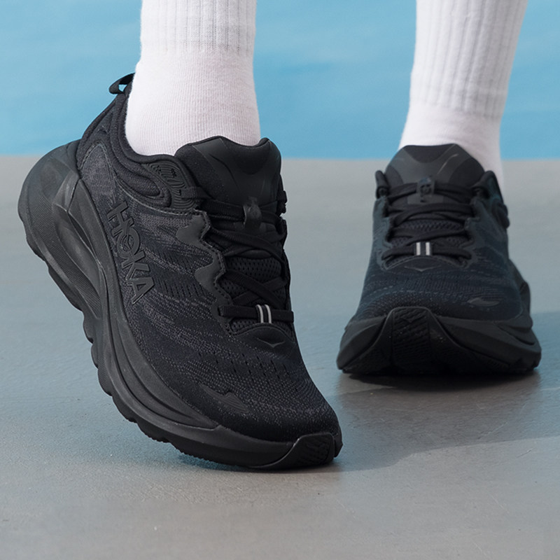 HOKAOneOne跑鞋女鞋2026新款运动鞋Gaviota 6黑色厚底缓震跑步鞋,运动鞋new,跑步鞋,淘宝优惠券,粉丝福利购,淘宝优惠卷