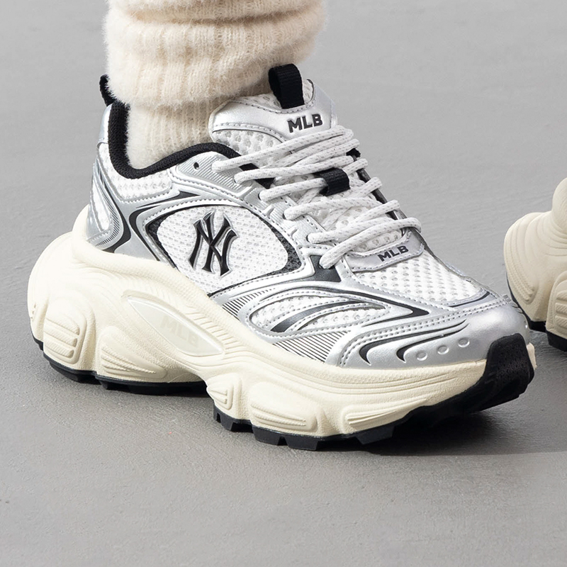 MLB官方男鞋女鞋25秋季新款运动鞋厚底复古老爹鞋休闲鞋3ASHWD15N