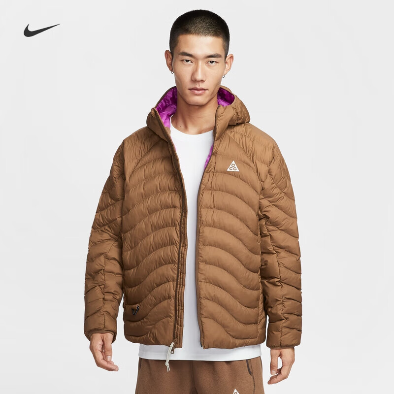 耐克ACG排骨棉服男冬季户外防寒保暖宽松连帽休闲夹克外套HJ3736